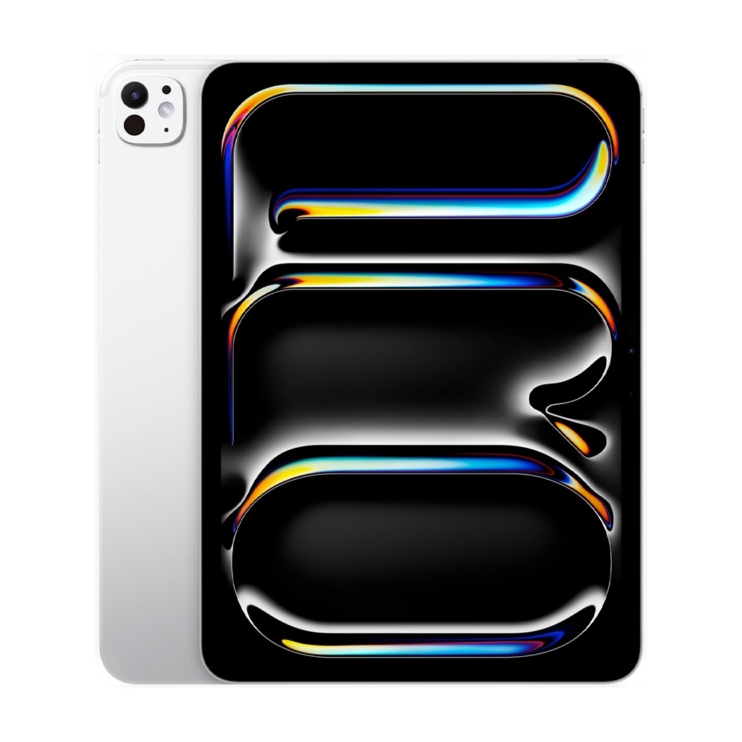 Планшет Apple iPad Pro 11" 2024 WiFi 256GB Space Black with Standard glass (MVV83NF/A) - Срібний (Silver), 256 ГБ