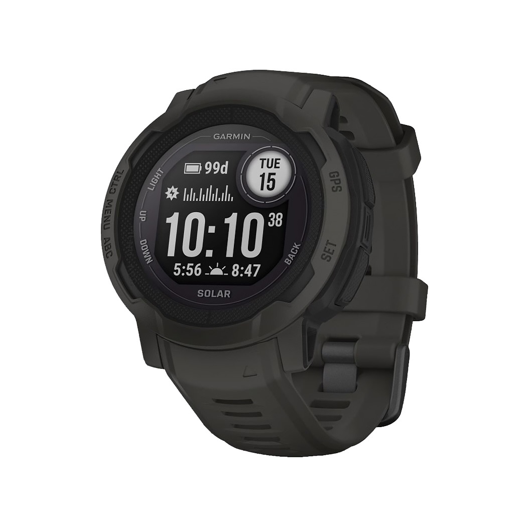 Спортивний годинник Garmin Instinct 2 Solar Graphite (010-02627-00/10)