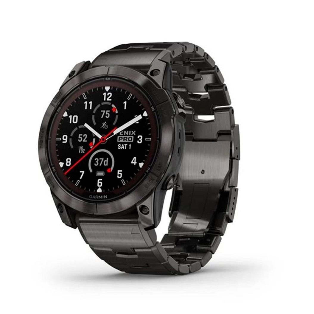 Спортивний годинник Garmin Fenix 7X Pro Sapphire Solar Carbon Grey DLC Titanium (010-02778-30)