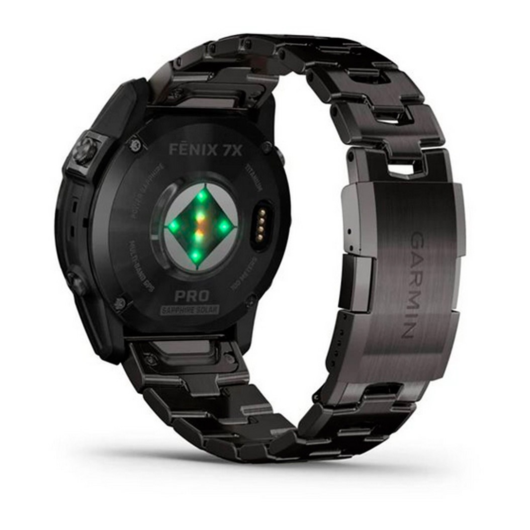 Спортивний годинник Garmin Fenix 7X Pro Sapphire Solar Carbon Grey DLC Titanium (010-02778-30) 2 Small