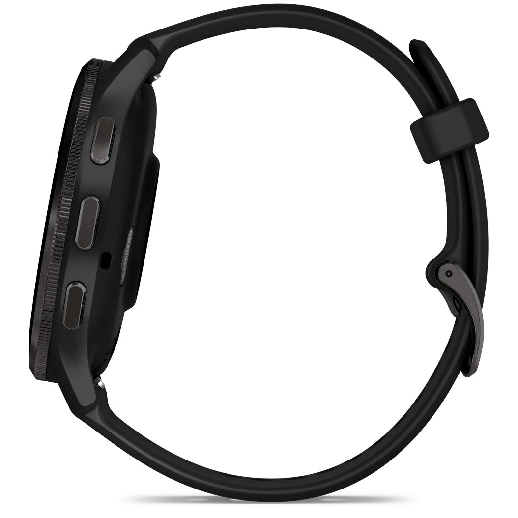 Смарт-годинник Garmin Venu 3 Slate Stainless Steel Bezel with Black Case and Silicone Band (010-02784-01/51) 1 Small