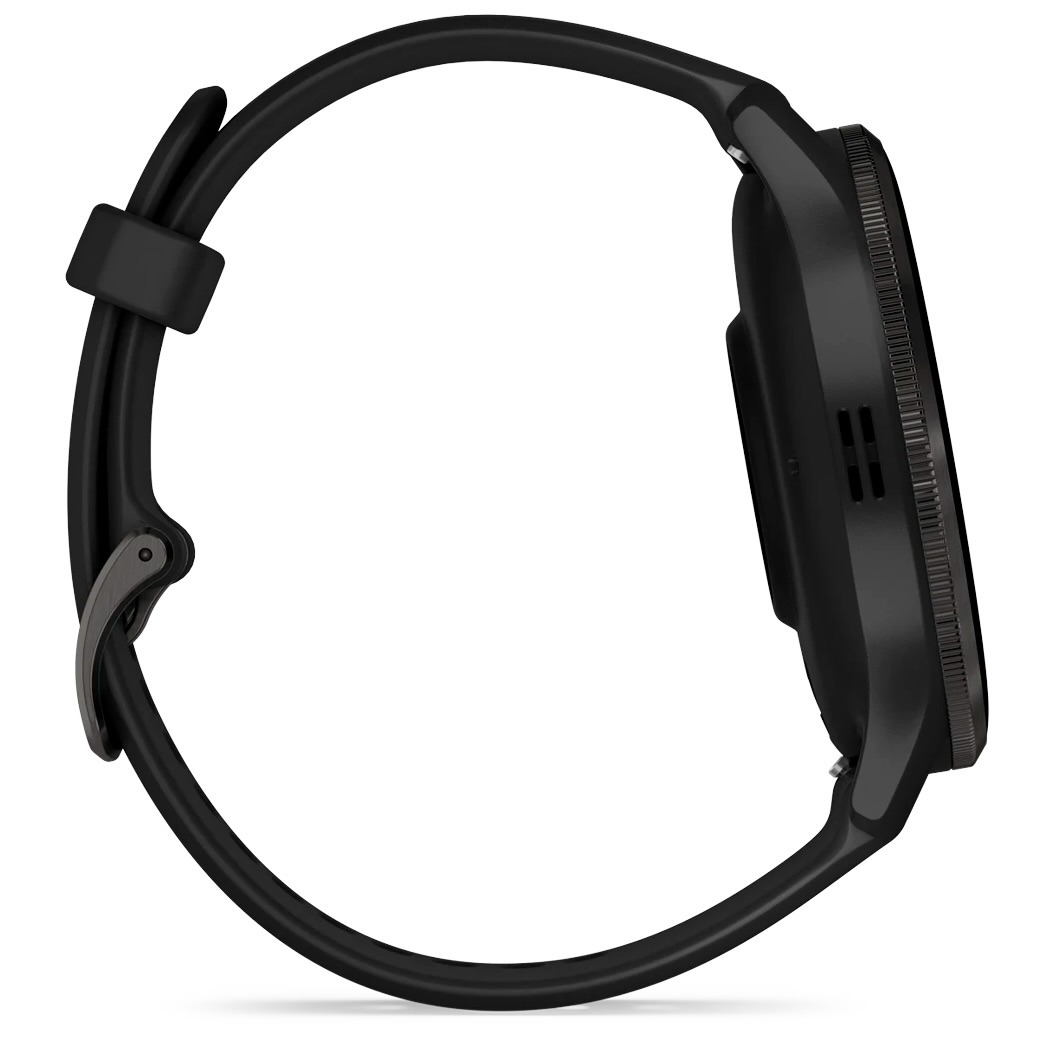 Смарт-годинник Garmin Venu 3 Slate Stainless Steel Bezel with Black Case and Silicone Band (010-02784-01/51) 2 Small