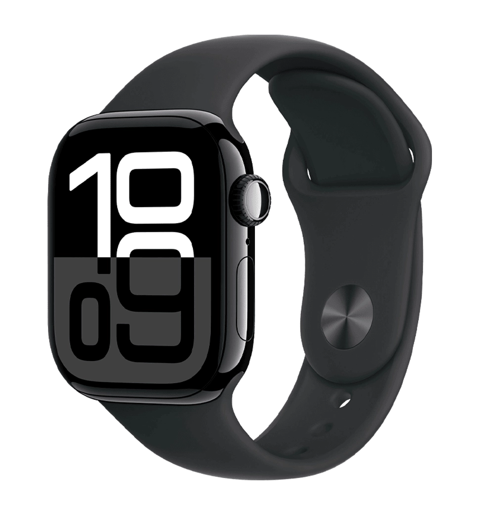 Смарт-годинник Apple Watch Series 10 GPS + Cellular 46mm Jet Black Alu. Case w. Black Sport Band - M/L (MWY43)