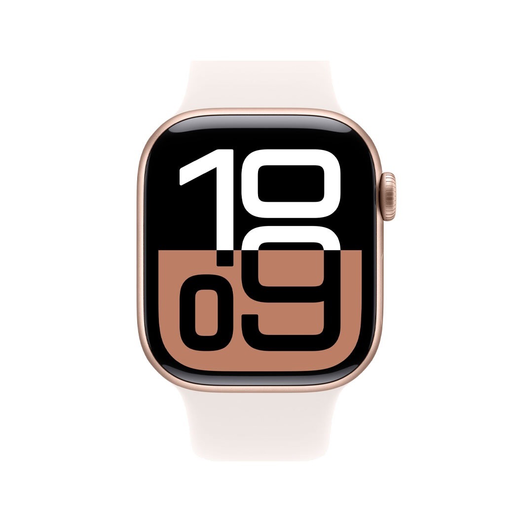 Смарт-годинник Apple Watch Series 10 GPS 42mm Rose Gold Aluminium Case with Light Blush Sport Band - S/M (MWWH3) 3 Small