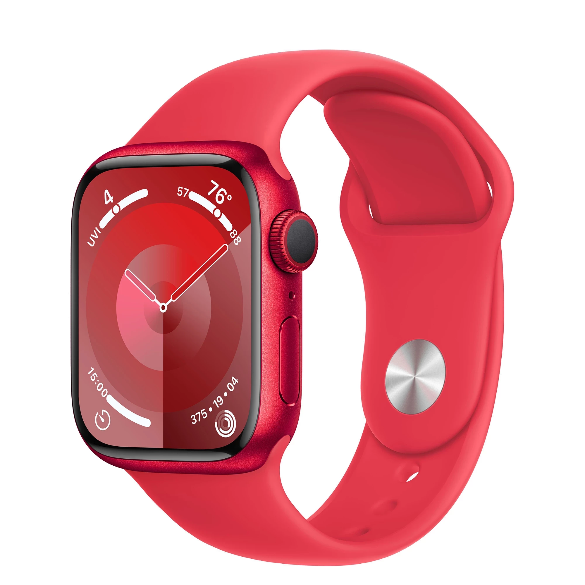 Apple Watch Series 9 GPS + Cellular 41mm PRODUCT RED Alu. Case w. PRODUCT RED Sport Band - M/L (MRY83)