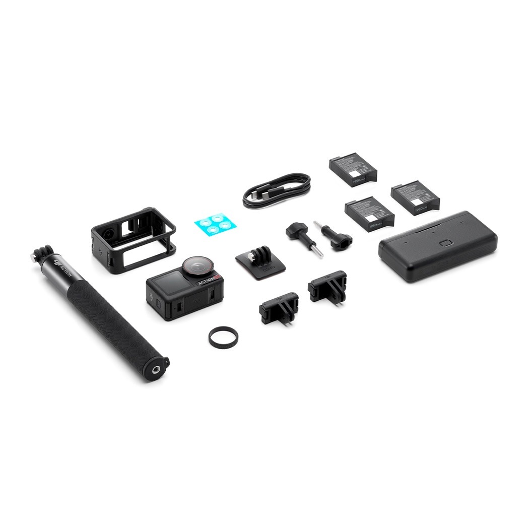 Екшн-камера DJI Osmo Action 5 Pro Adventure Combo (CP.OS.00000378.01, CP.OS.00000350.01) 6 Small