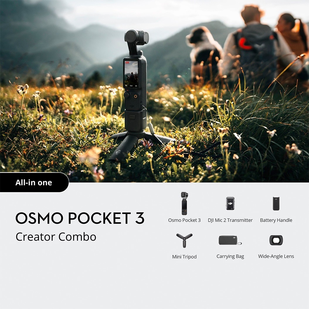 Екшн-камера DJI Osmo Pocket 3 Creator Combo (CP.OS.00000302.01) 6 Small
