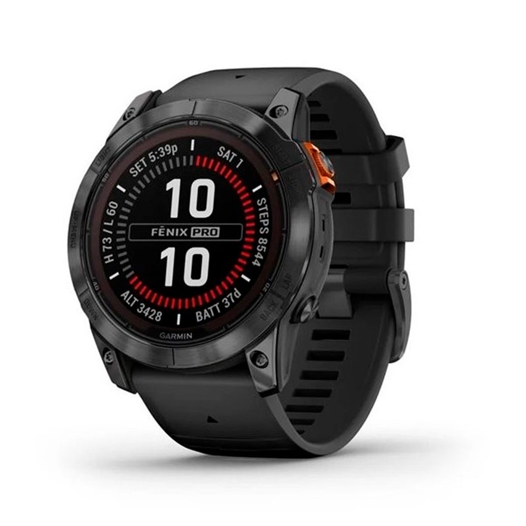 Спортивний годинник Garmin Fenix 7X Pro Solar Slate Gray w. Black Band (010-02778-00/01)