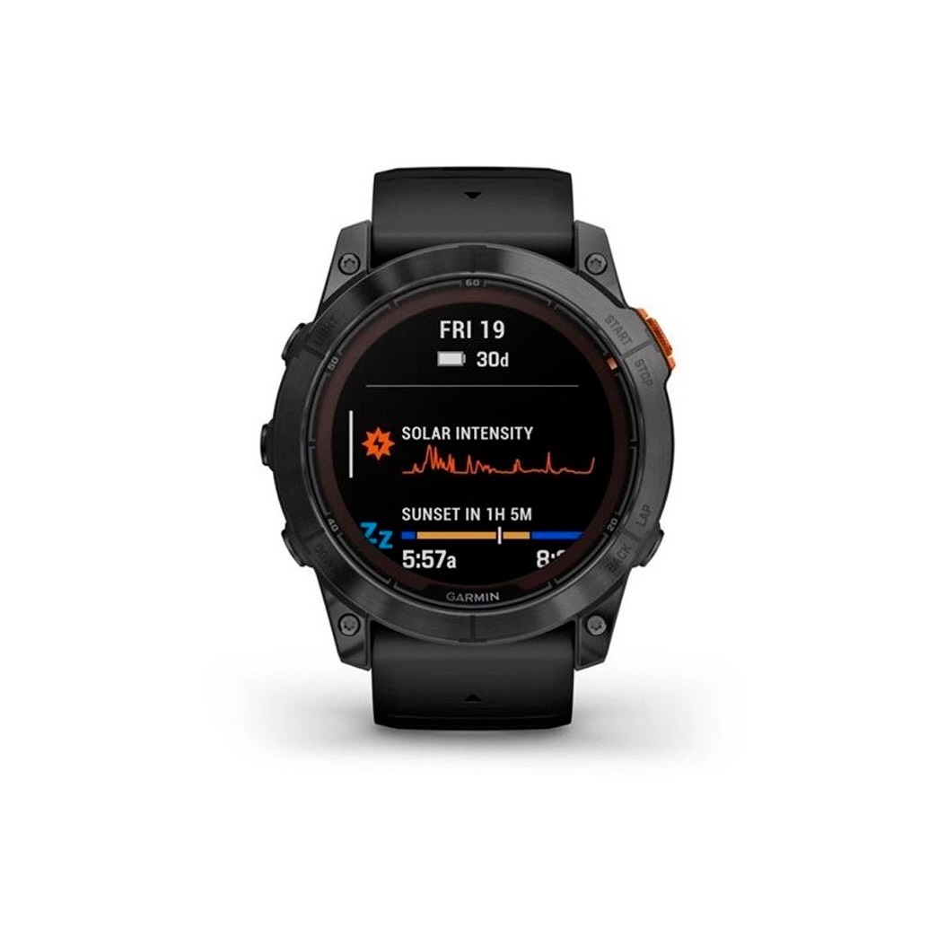 Спортивний годинник Garmin Fenix 7X Pro Solar Slate Gray w. Black Band (010-02778-00/01) 2 Small