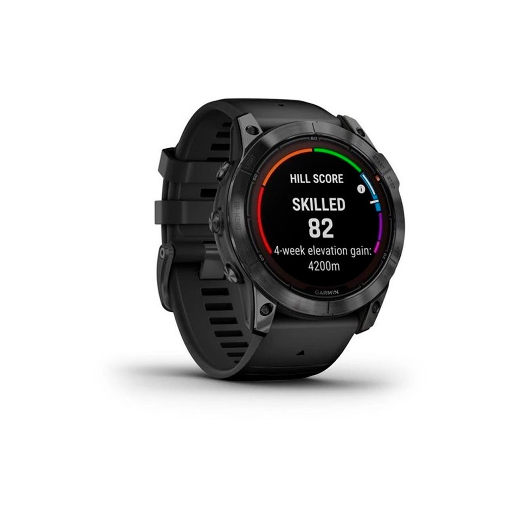 Спортивний годинник Garmin Fenix 7X Pro Solar Slate Gray w. Black Band (010-02778-00/01) 4 Small