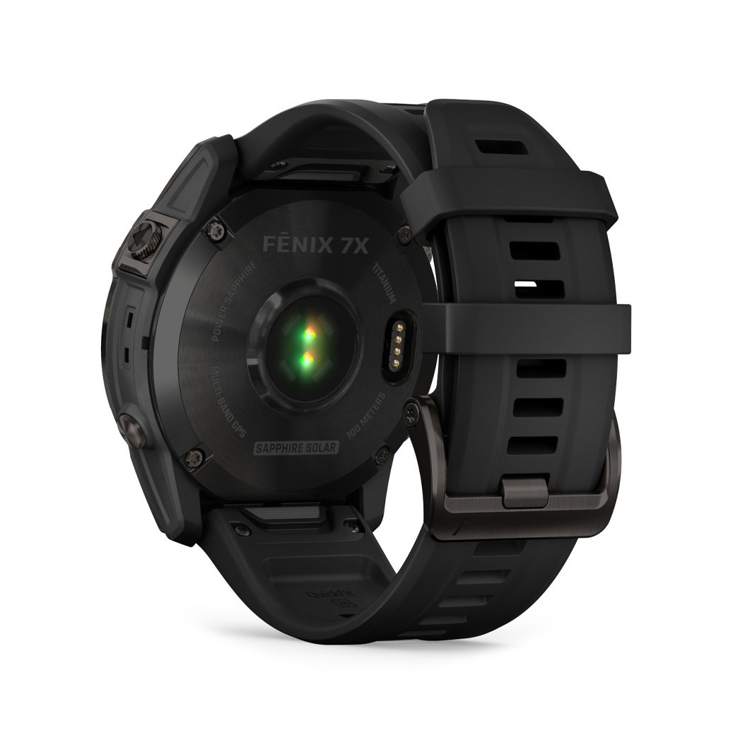 Спортивний годинник Garmin Fenix 7X Sapphire Solar Carbon Gray DLC Titanium with Black Band (010-02541-10/11) 2 Small