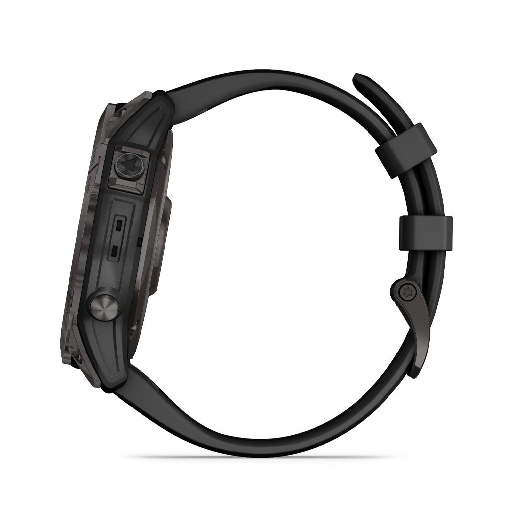 Спортивний годинник Garmin Fenix 7X Sapphire Solar Carbon Gray DLC Titanium with Black Band (010-02541-10/11) 3 Small