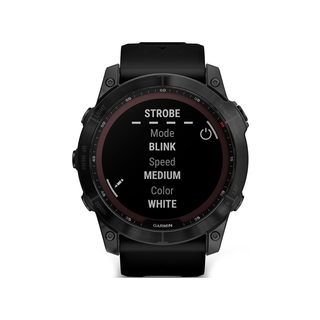 Спортивний годинник Garmin Fenix 7X Sapphire Solar Black DLC Titanium w. Black Band (010-02541-22/23) 2 Small