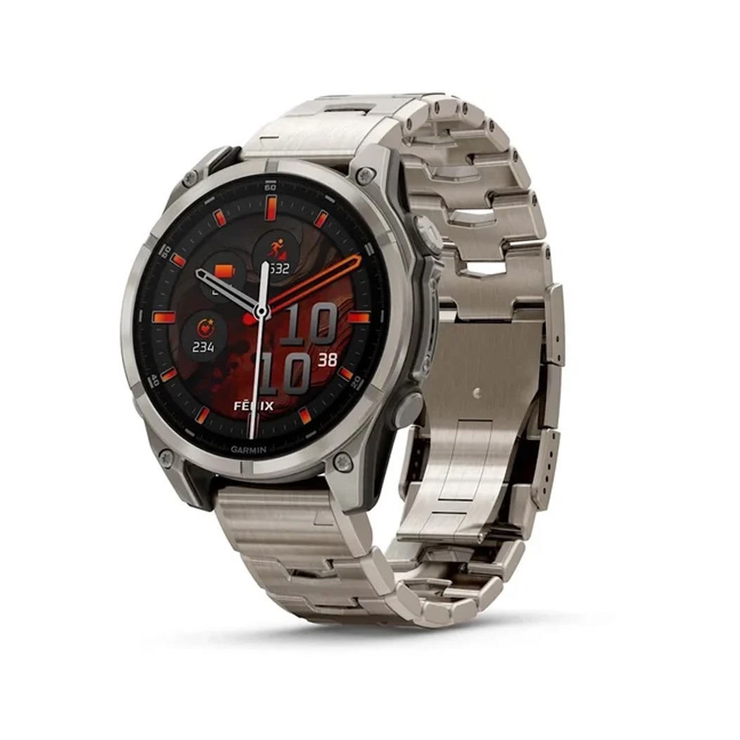 Смарт-годинник Garmin Fenix 8 AMOLED 47mm Sapphire Titanium with Vented titanium bracelet (010-02904-40)