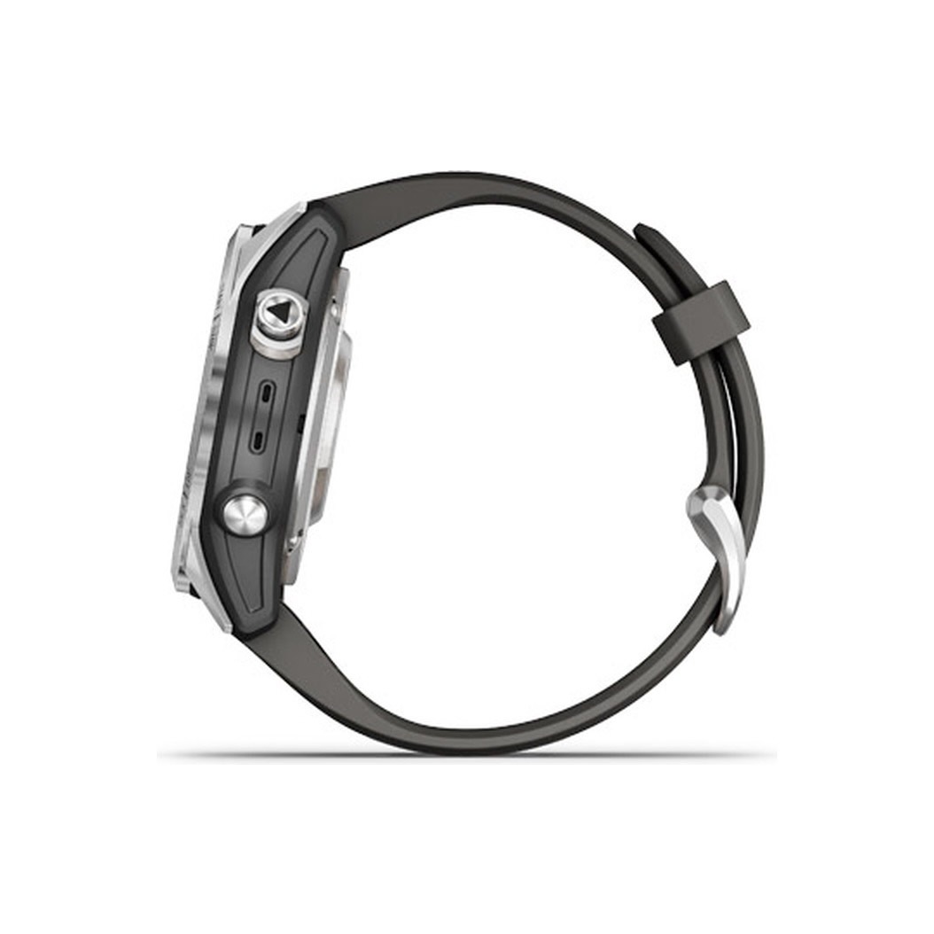 Спортивний годинник Garmin Fenix 7S Pro Solar Silver w. Graphite Band (010-02776-00/01) 4 Small