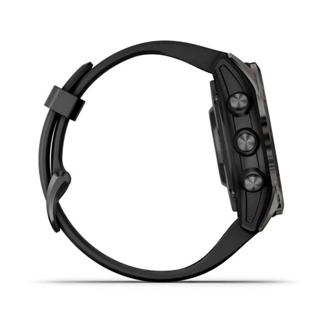 Спортивний годинник Garmin Fenix 7S Pro Sapphire Solar Carbon G. DLC Tit. with Black Band (010-02776-10/11) 3 Small