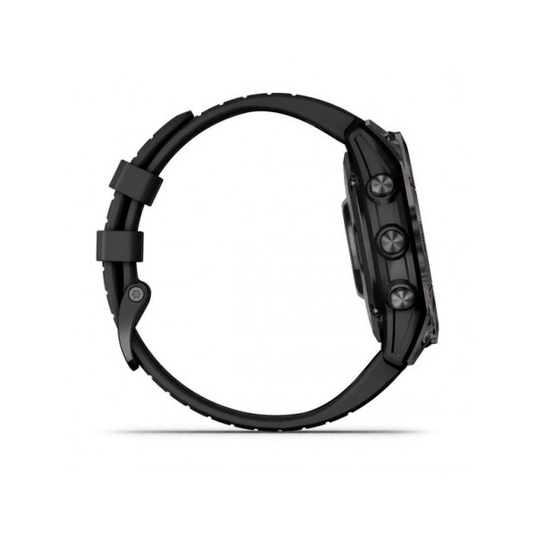 Спортивний годинник Garmin Fenix 7 Pro Sapphire Solar Carbon G. DLC Tit. with Black Band (010-02777-10/11) 3 Small