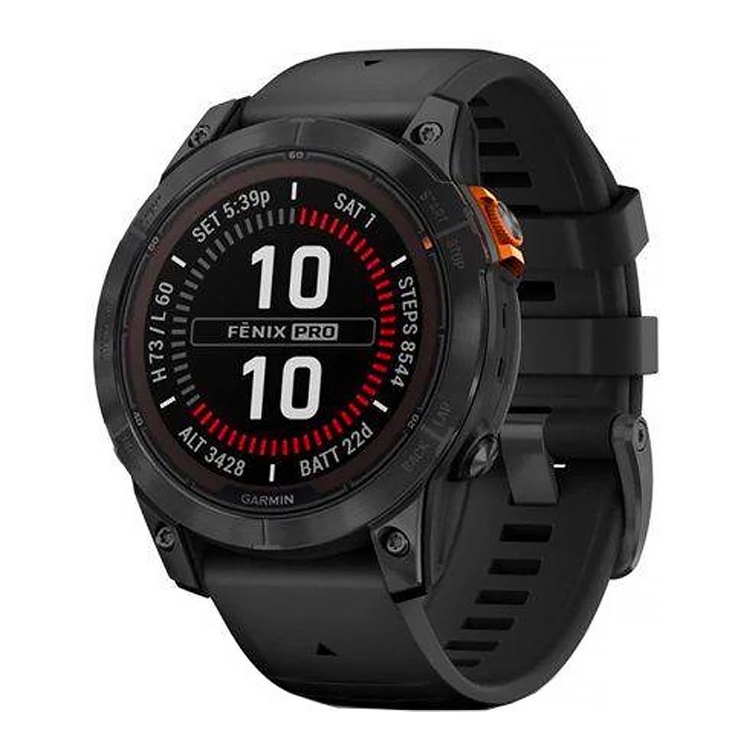Спортивний годинник Garmin Fenix 7 Pro Solar Slate Gray with Black Band (010-02777-00/01)