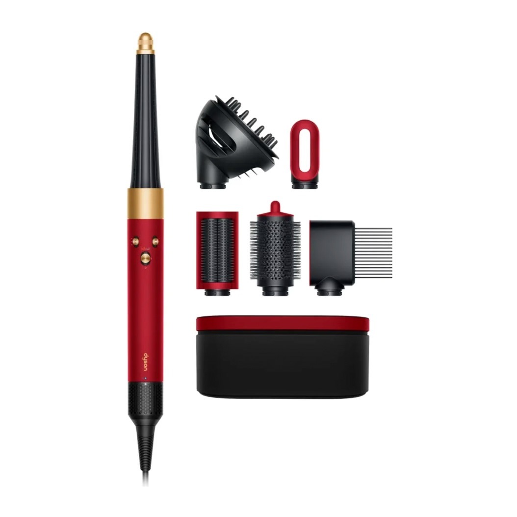 Мультистайлер Dyson Airwrap i.d. multi-styler and driver Curly+Coily Red Velvet/Gold (596928-01)
