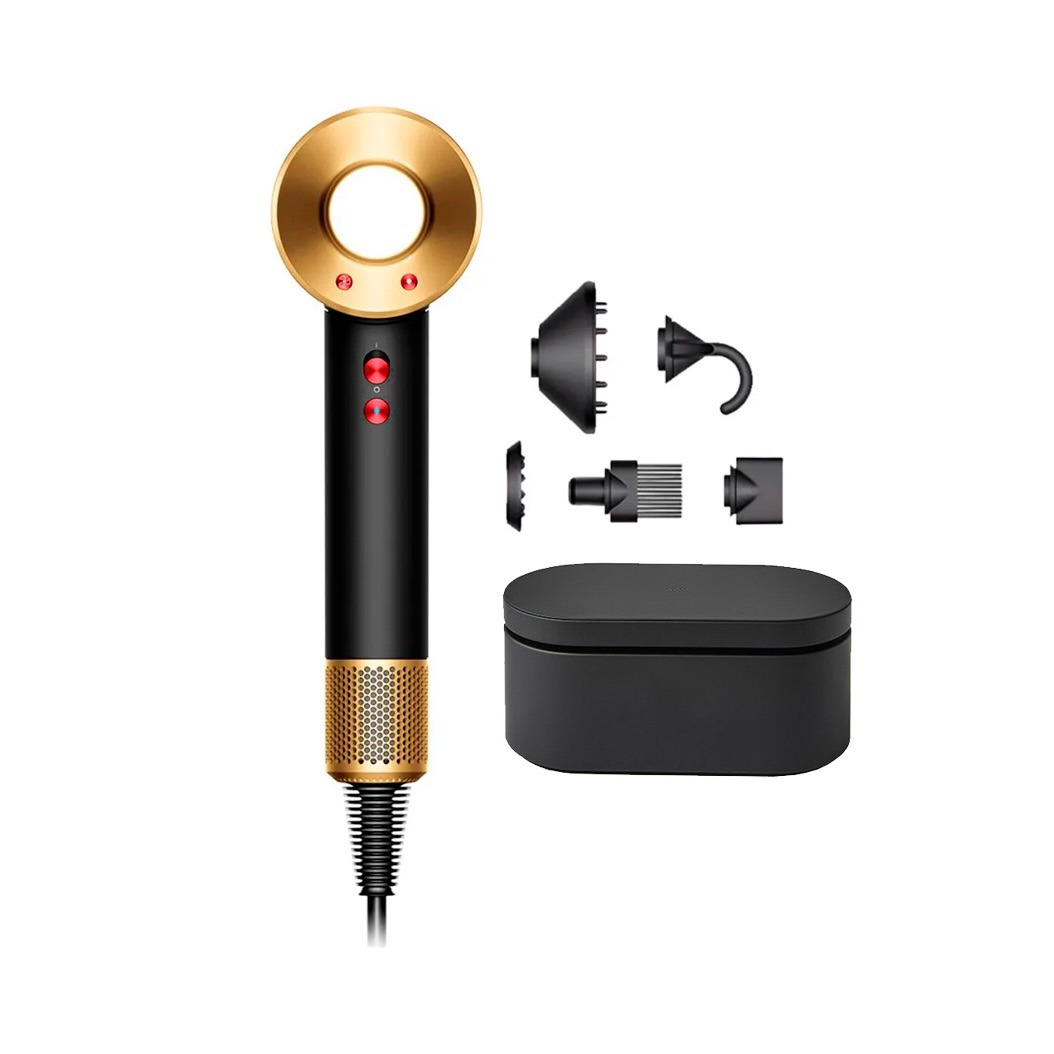 Фен Dyson Supersonic HD07 Onyx Black/Gold (534017-01)