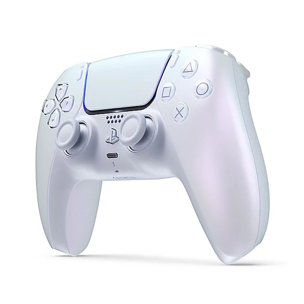Бездротовий контроллер DualSense для Sony PS5 Chrome Pearl (1000044446) 3 Small